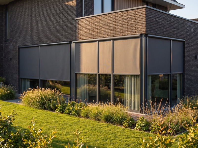 Zip screen Linden in een Nederlandse tuin