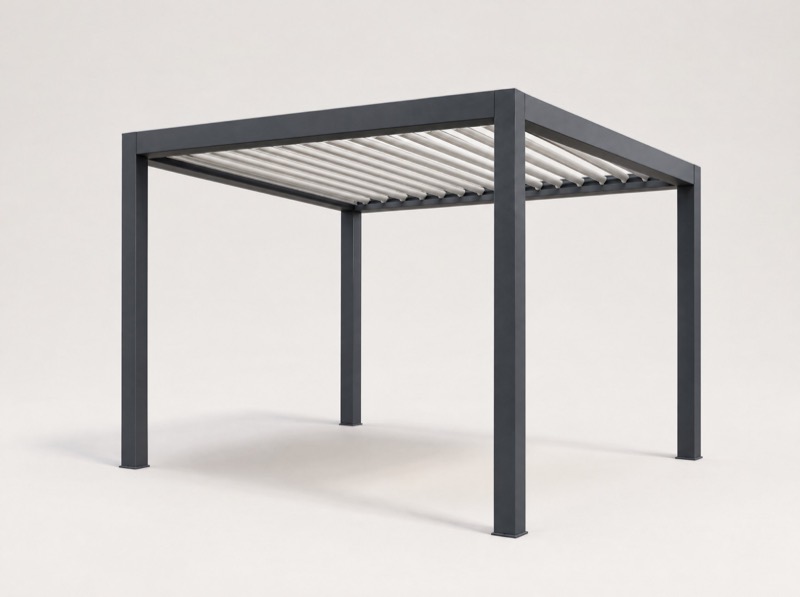 Productrender van het systeem: Lamellendak Cozy